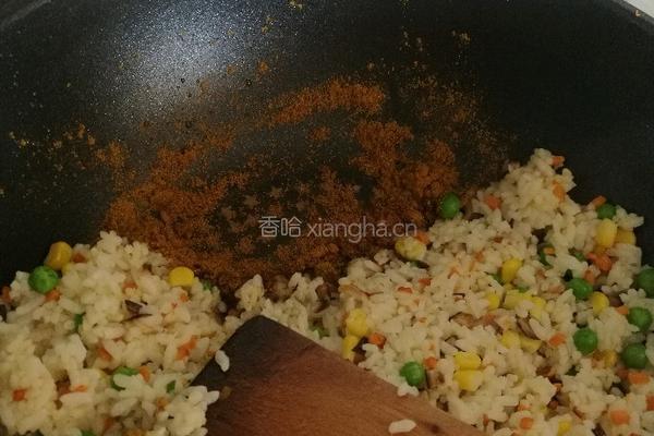 咖喱素炒饭的做法图解8