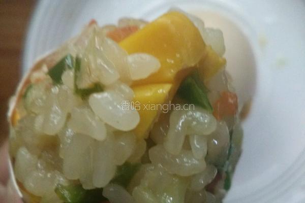 彩色糯米蛋的做法图解6