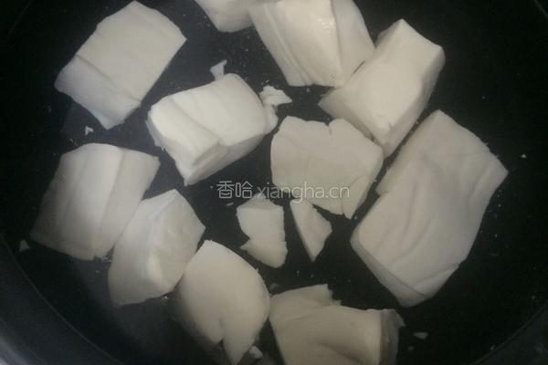 肉末豆腐汤的做法图解2