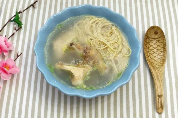 鸡汤挂面的做法图解10