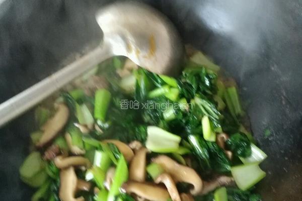 油菜炒香茹的做法图解6