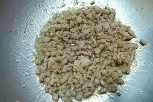 蒜苔肉丁卤的做法图解3