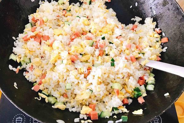 黄金蛋炒饭的做法图解4