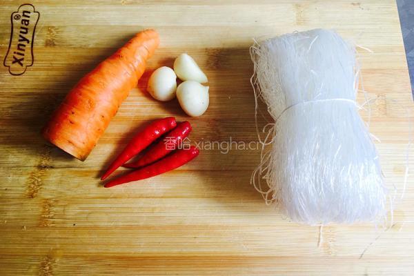 菠菜拌粉丝的做法图解2