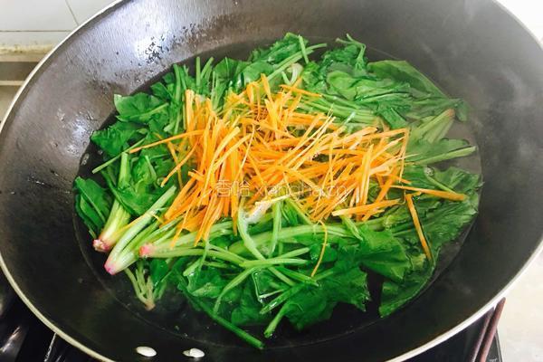菠菜拌粉丝的做法图解6