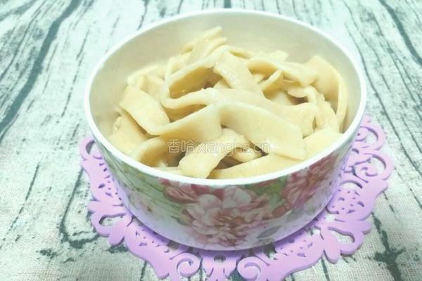 蒜苔肉丁打卤面的做法图解8