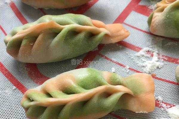 三色饺子的做法图解10