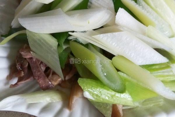 葱爆狗肉的做法图解5