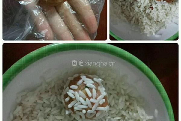 珍珠丸子的做法图解2