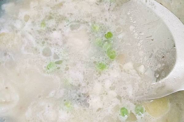 鱼骨疙瘩汤的做法图解11