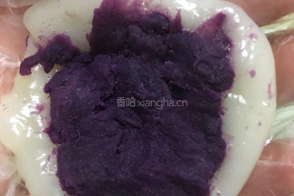 紫薯椰香糯米糍的做法图解9