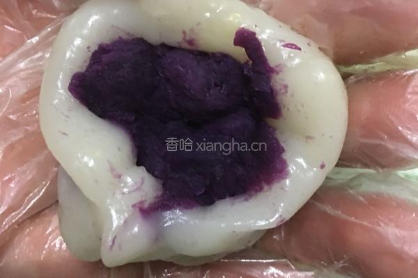紫薯椰香糯米糍的做法图解10