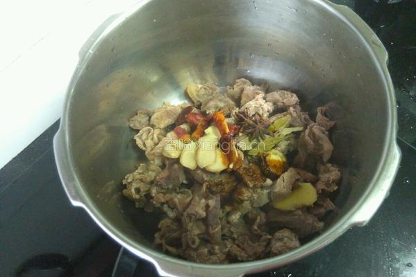 炖牛腩的做法图解5