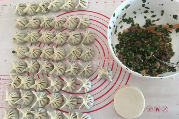 韭菜冬菇木耳饺子的做法图解4