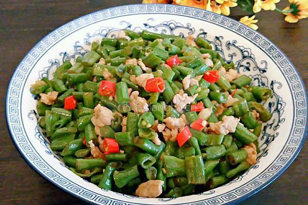 肉末豆角的做法图解8
