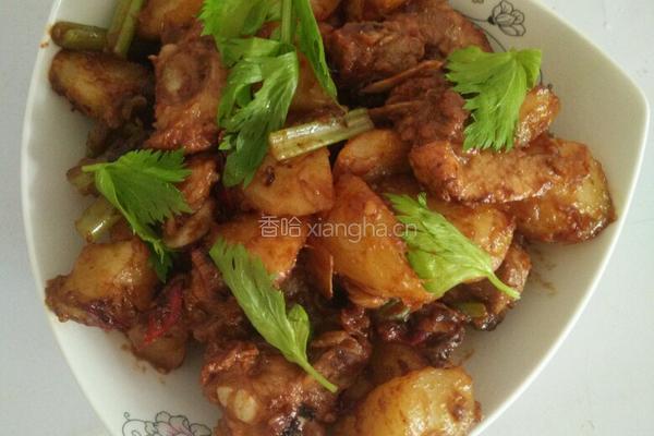 土豆炖排骨的做法图解11