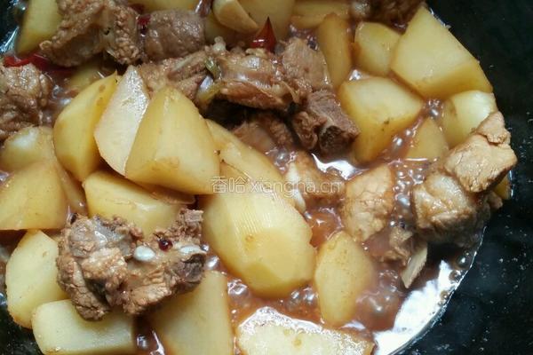 土豆炖排骨的做法图解8