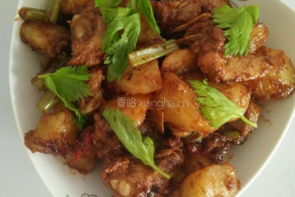 土豆炖排骨的做法图解10