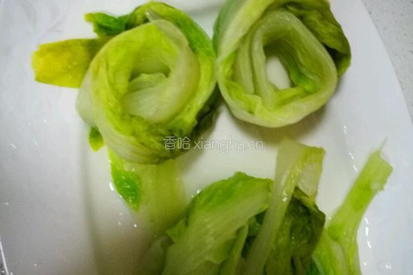 上汤杭白菜的做法图解3