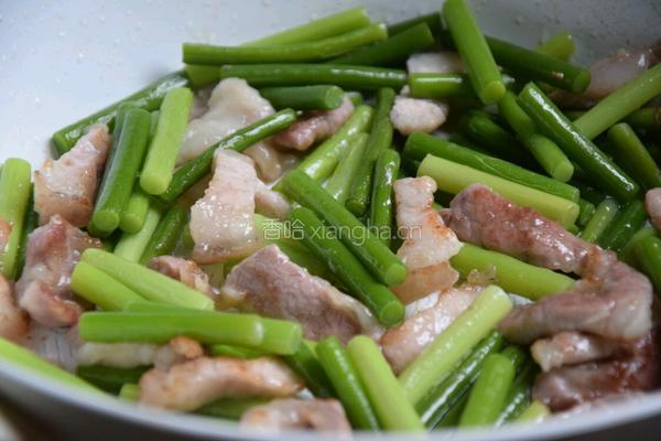 蒜薹炒肉的做法图解6