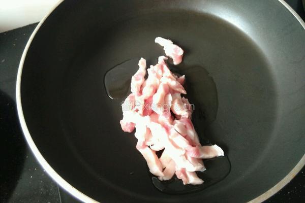 五花肉炒豆角的做法图解5