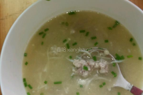 金针菇瘦肉汤