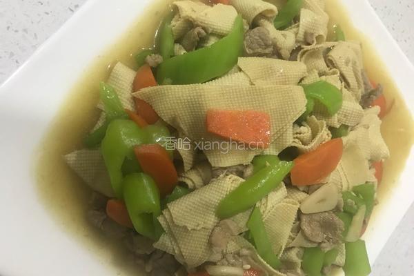 尖椒干豆腐的做法图解4