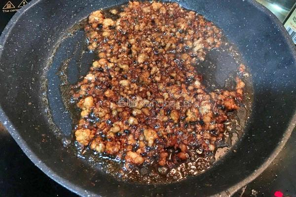 肉末甜豆的做法图解3