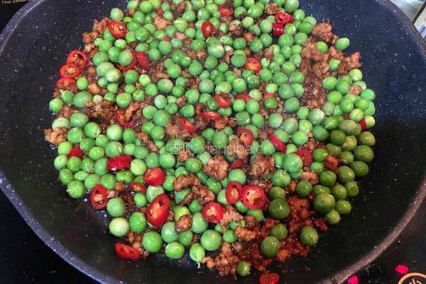 肉末甜豆的做法图解4