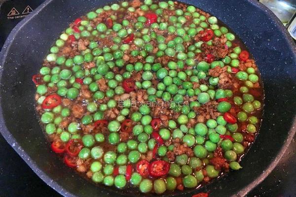 肉末甜豆的做法图解5