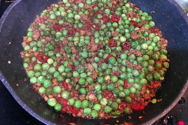 肉末甜豆的做法图解6