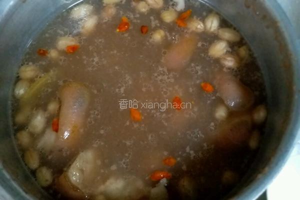 花生猪脚汤的做法图解5