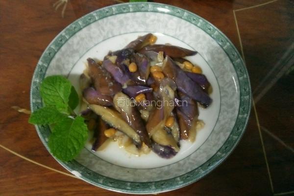 豆酱蒜香焖茄子的做法图解7