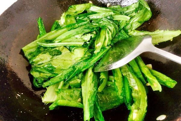 蒜蓉油麦菜的做法图解5