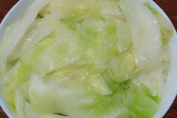 北极虾包菜的做法图解4