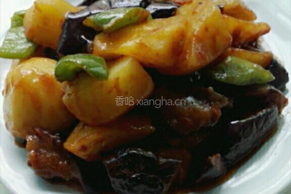 素烧地三鲜的做法图解7