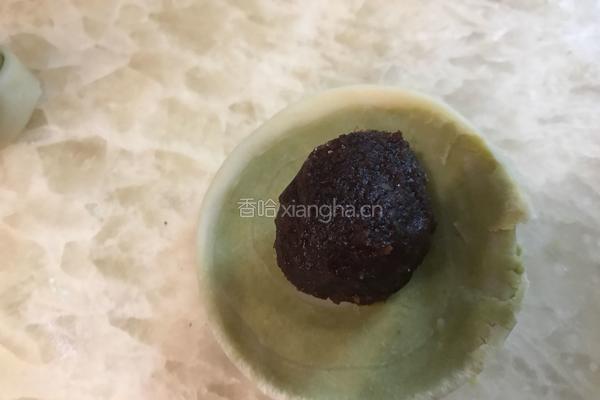抹茶红豆酥的做法图解12
