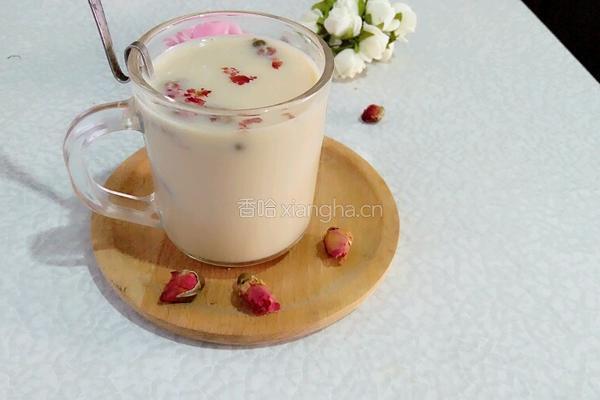 玫瑰花奶茶的做法图解9