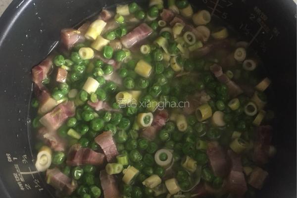 豌豆糯米饭的做法图解5