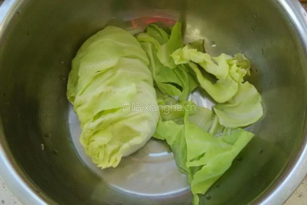 凉拌洋白菜的做法图解3