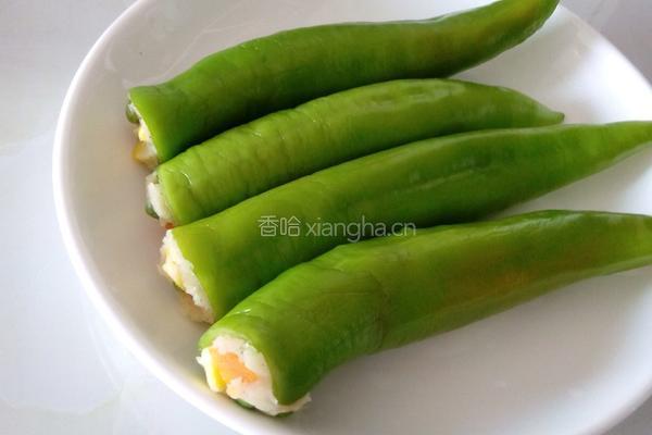 虎皮椒酿五彩土豆泥的做法图解5