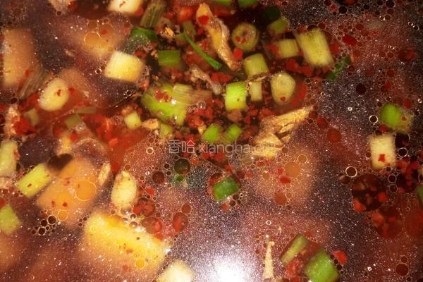 香葱煮米豆腐