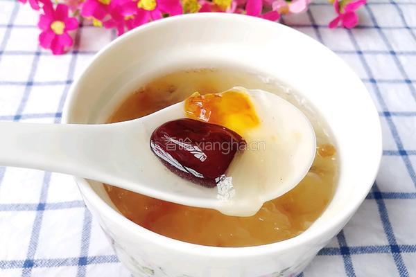 桃胶丑耳红枣羹的做法图解11