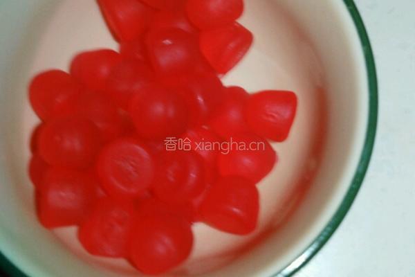 西瓜水蜜桃布丁（不加吉利丁片的）的做法图解1