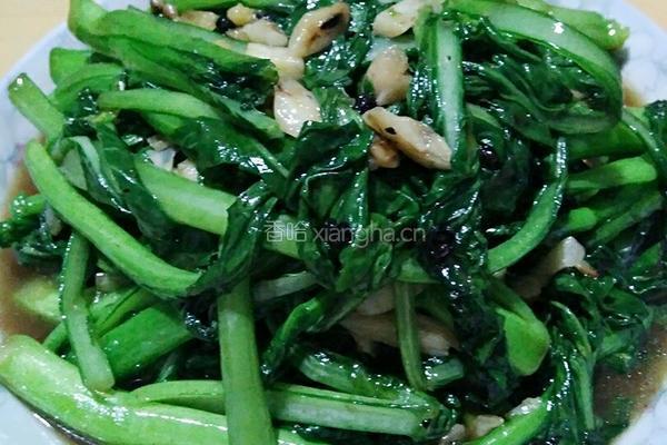 爆炒菜心的做法图解6
