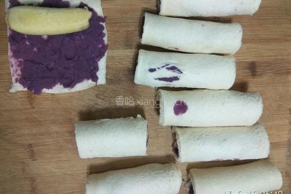 紫薯香蕉卷的做法图解8
