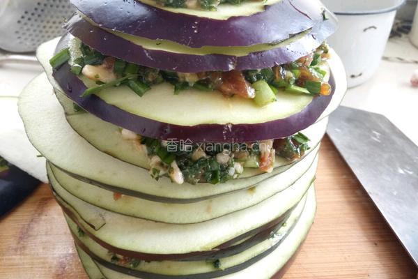 茄子荠菜馅包的做法图解12