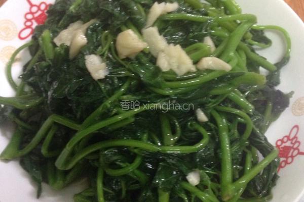 炒红薯芽叶的做法图解6