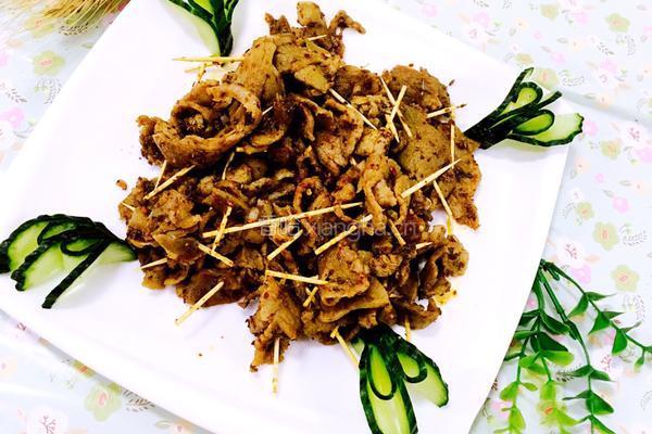 牙签肉的做法图解1