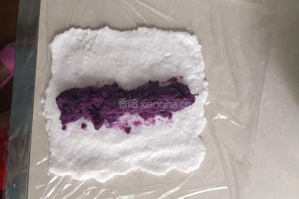 水晶紫薯卷的做法图解4